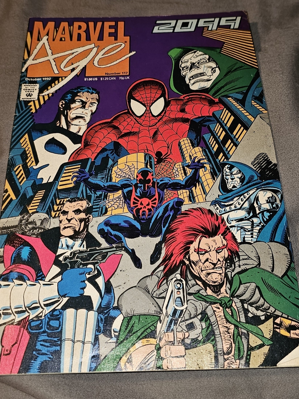 Marvel Age #117, published by Marvel Comics in October 1992 Vintage Comic Book